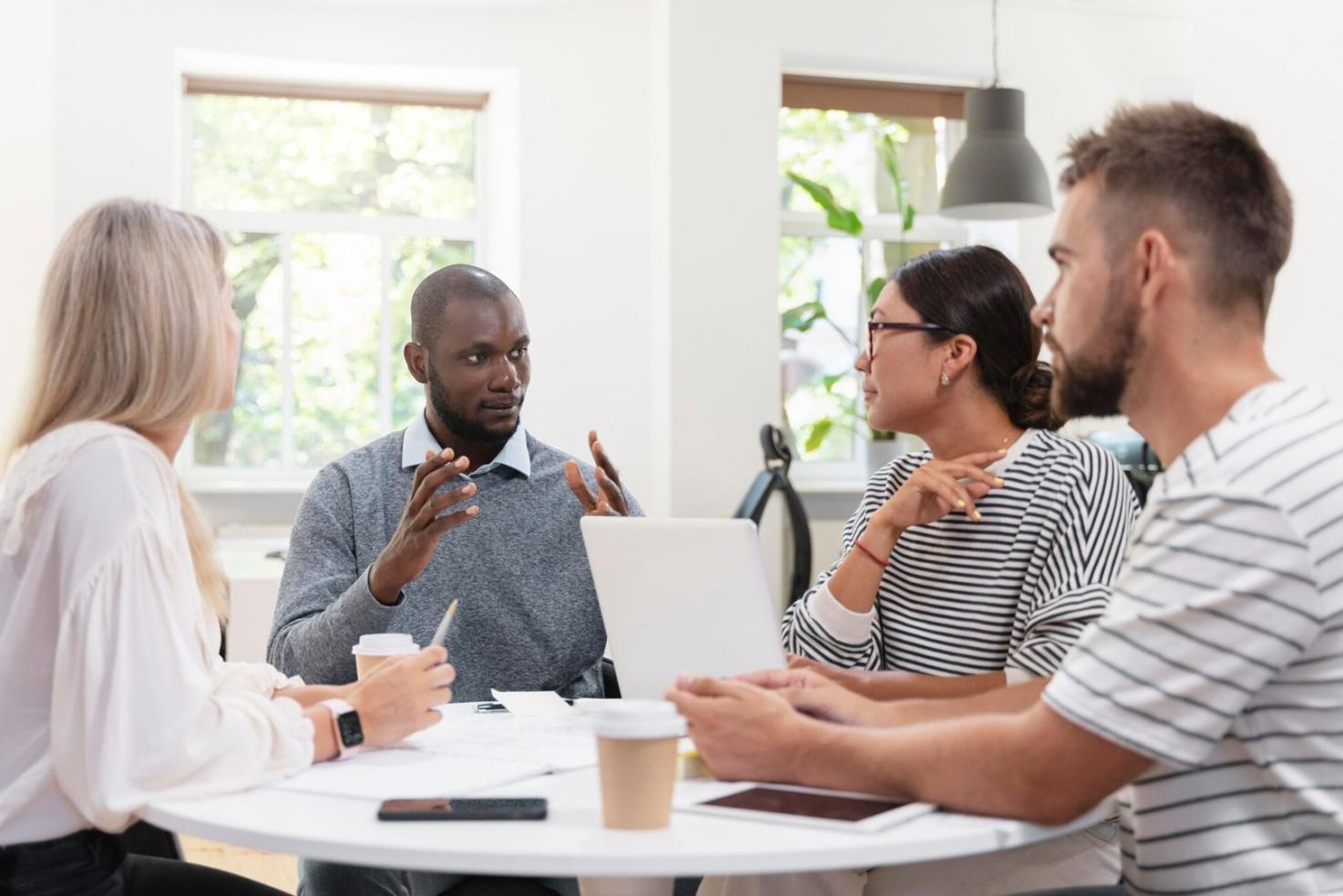 Professional working on financial analysis from home office setup